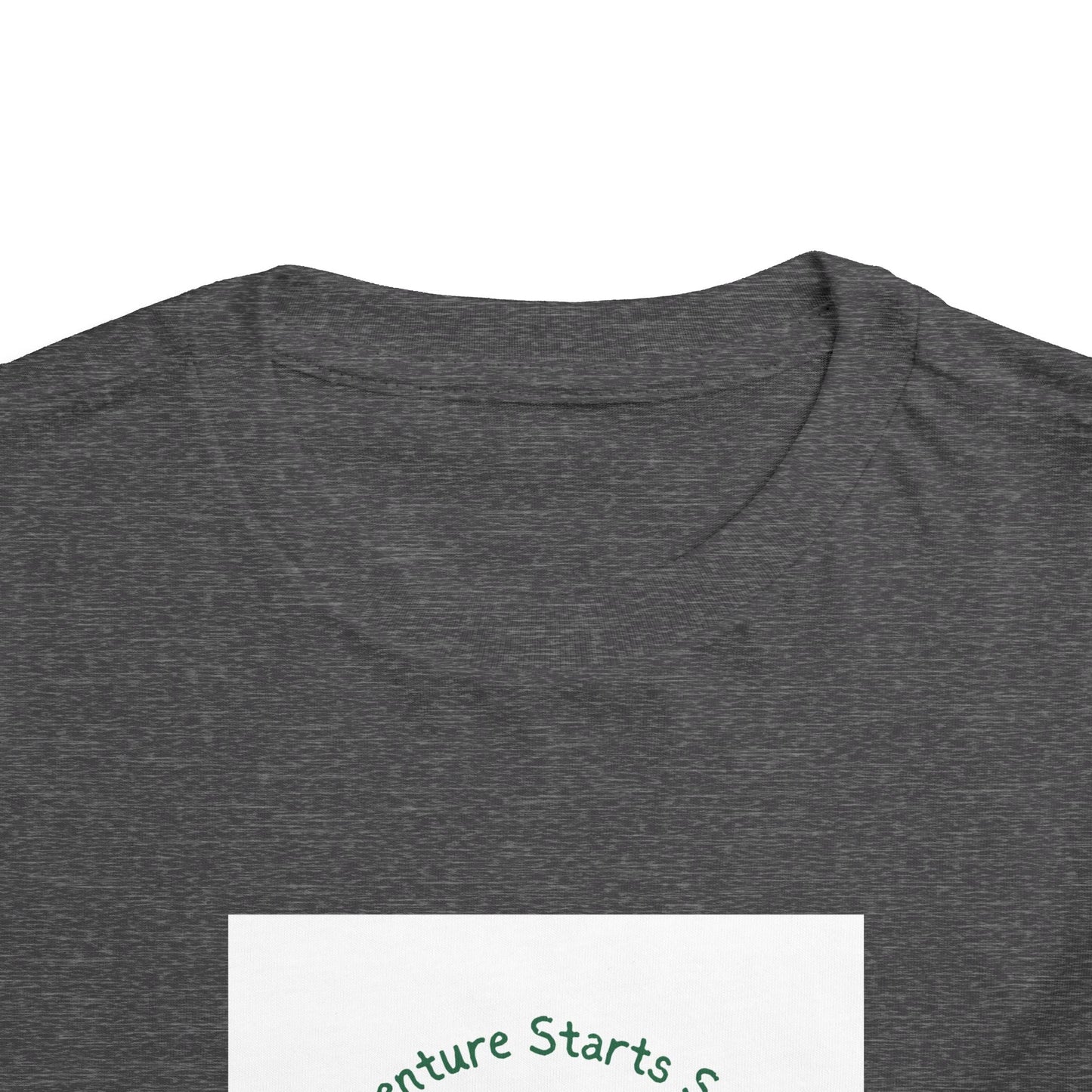 "Adventure Starts Small" Woodland Camper Graphic - Toddler Tee