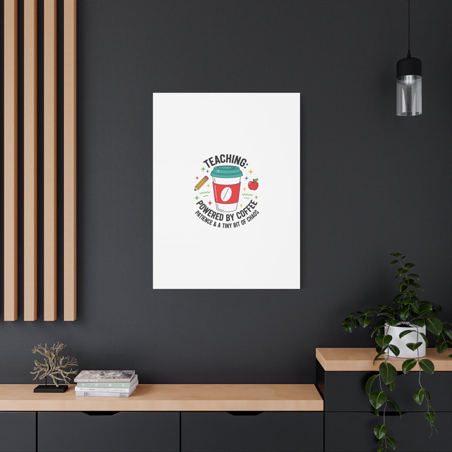 Teaching Powered by Coffee Canvas, Teacher Appreciation Gifts | Teacher Life, Classroom Humor