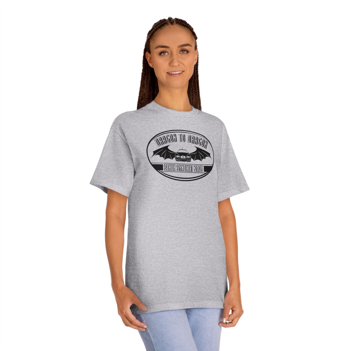 Schuh Syndikat Dragon to Dragon 2025 Light Color Tee - Unisex American Apparel Classic T-Shirt