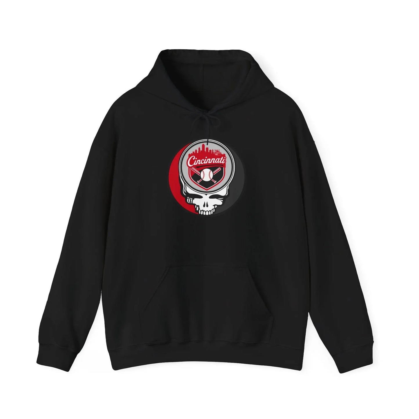 Cincinnati Reds Original Stealie × Grateful Dead Hoodie