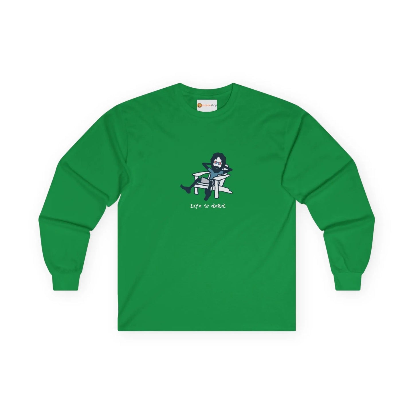 Life is dead.® Adirondack Jerry Grateful Dead Long Sleeve Shirt