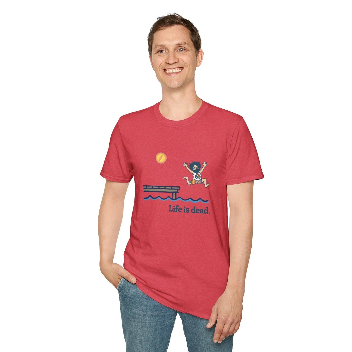 Life is dead.® Jerry's Playin' At the Lake T-Shirt