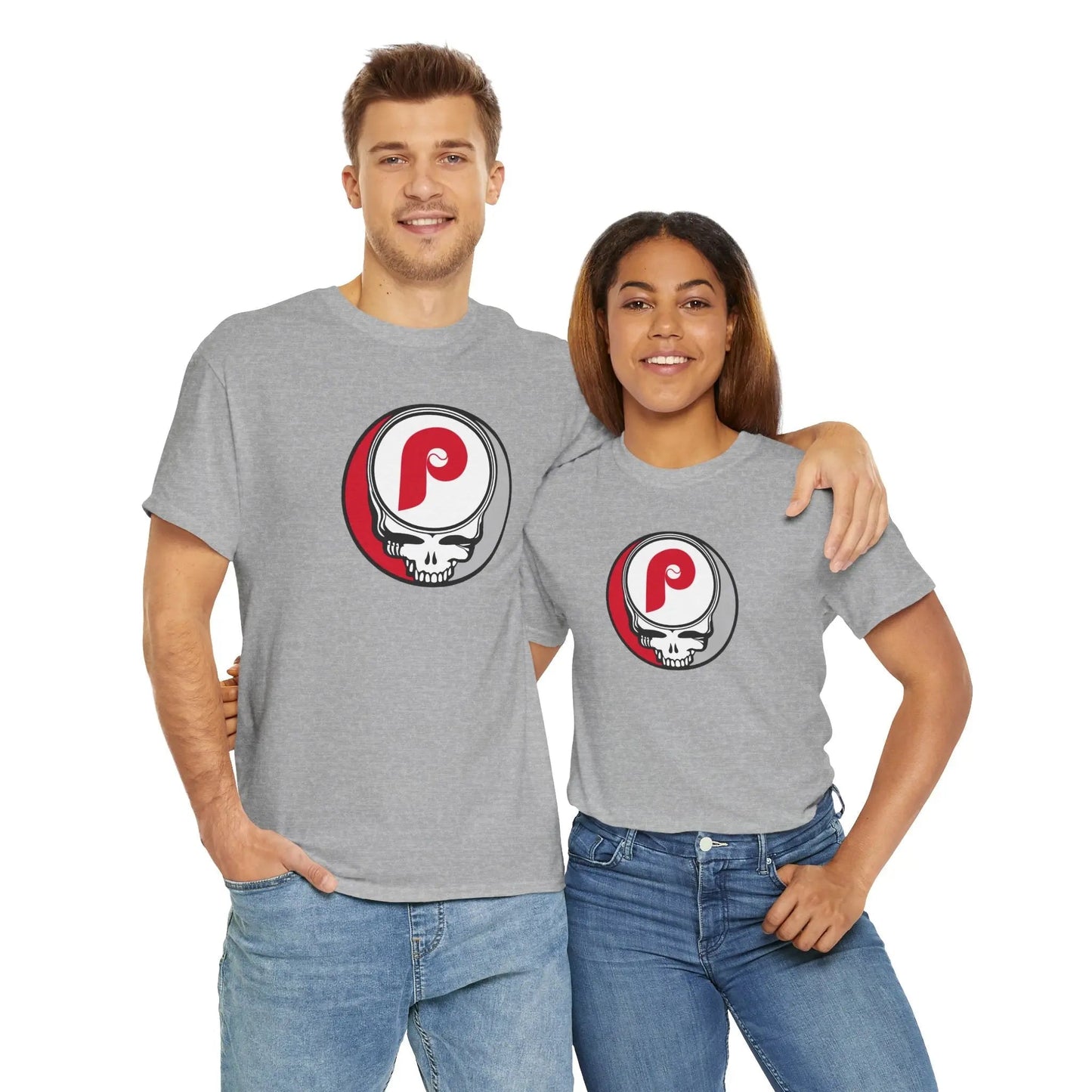 Philadelphia Phillies Logo Stealie × Grateful Dead Tee