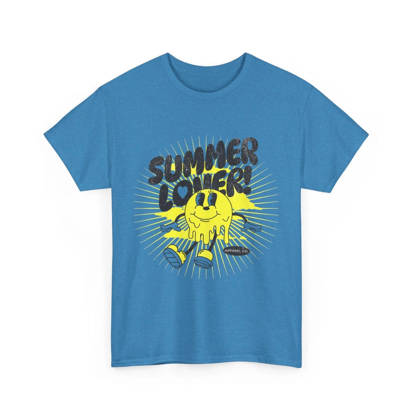Summer Lover Unisex Heavy Cotton Tee, Beachwear, Summer Clothing, Casual Wear, Festival Outfit, Gift for Him, Gift for Her