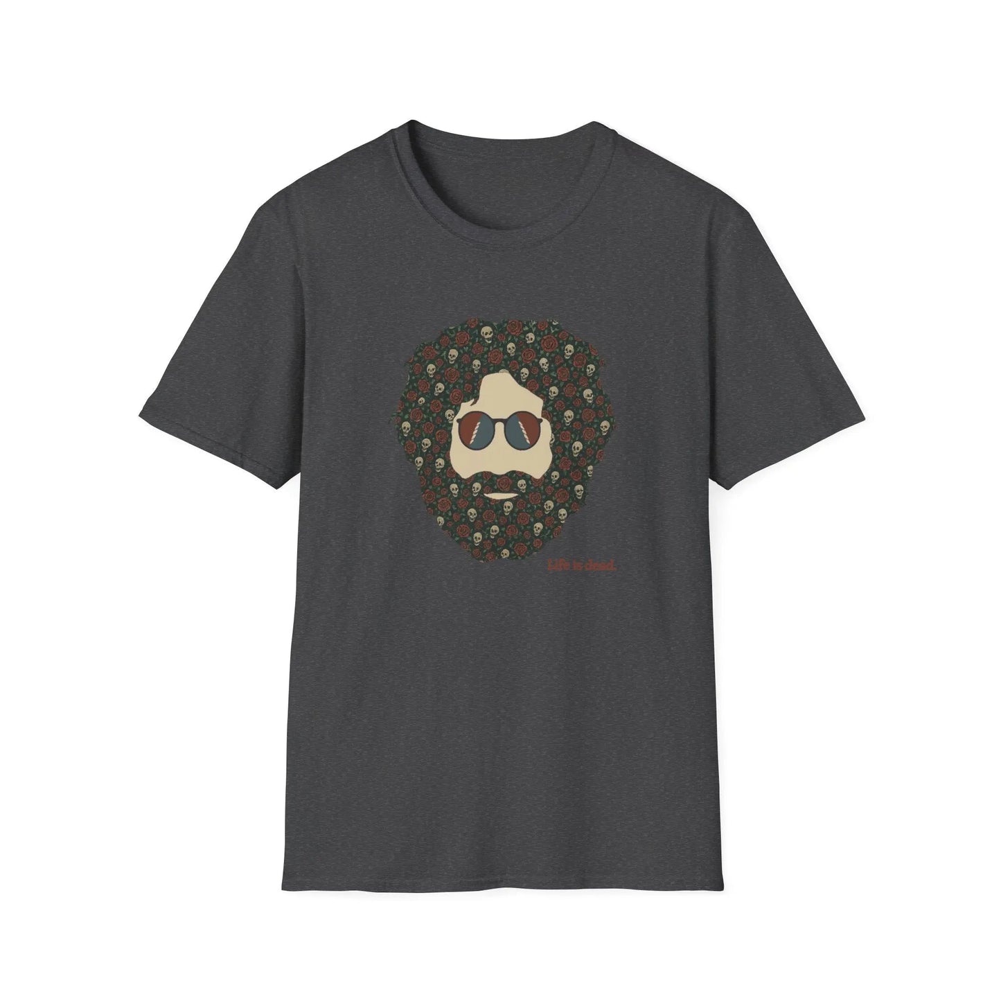 Skull & Roses Jerry Life is dead.® T-Shirt