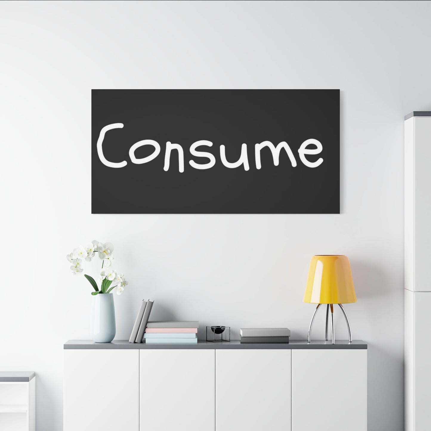 Classic Canvas -"Consume"