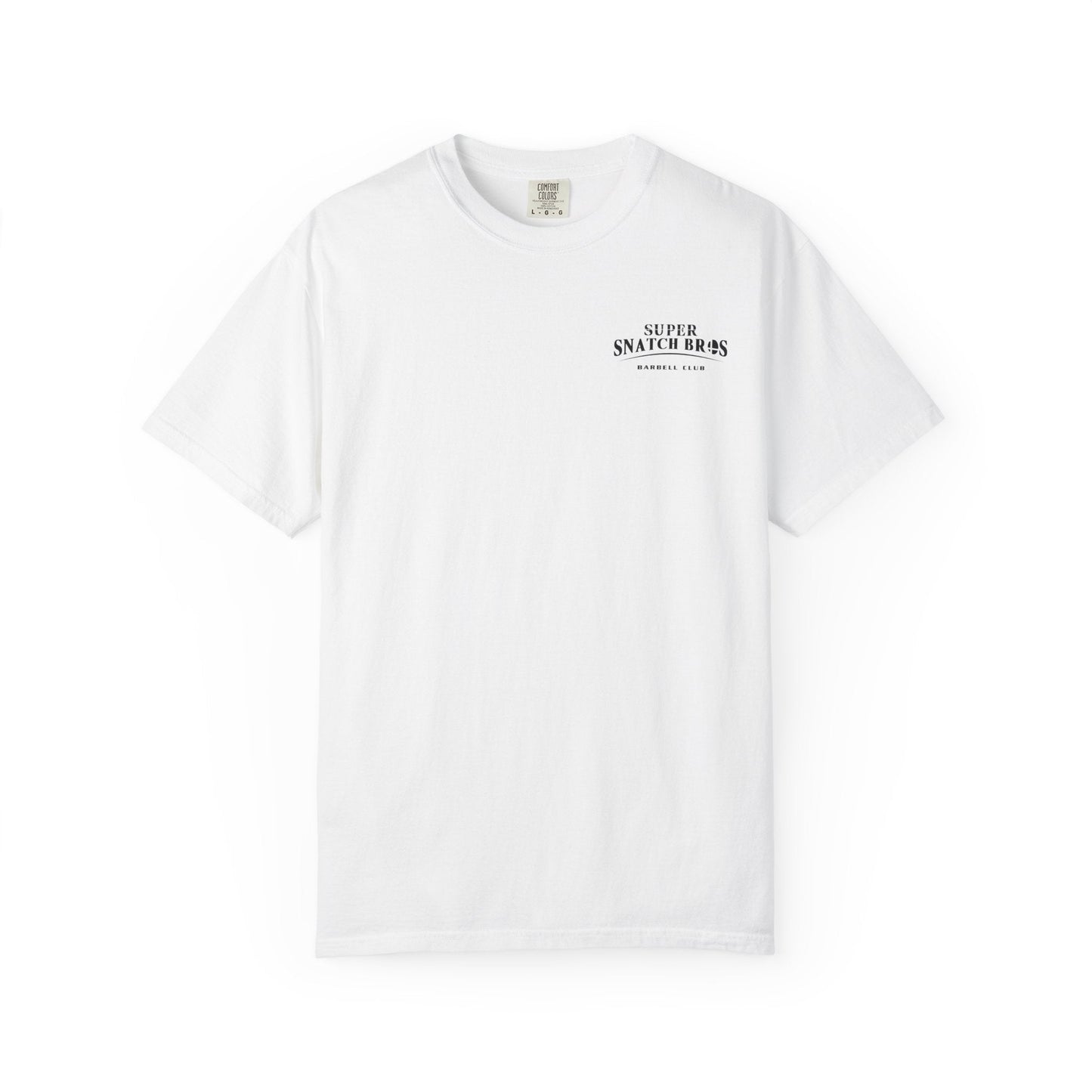 Super Snatch Bros Barbell Club — Chest Logo Tee