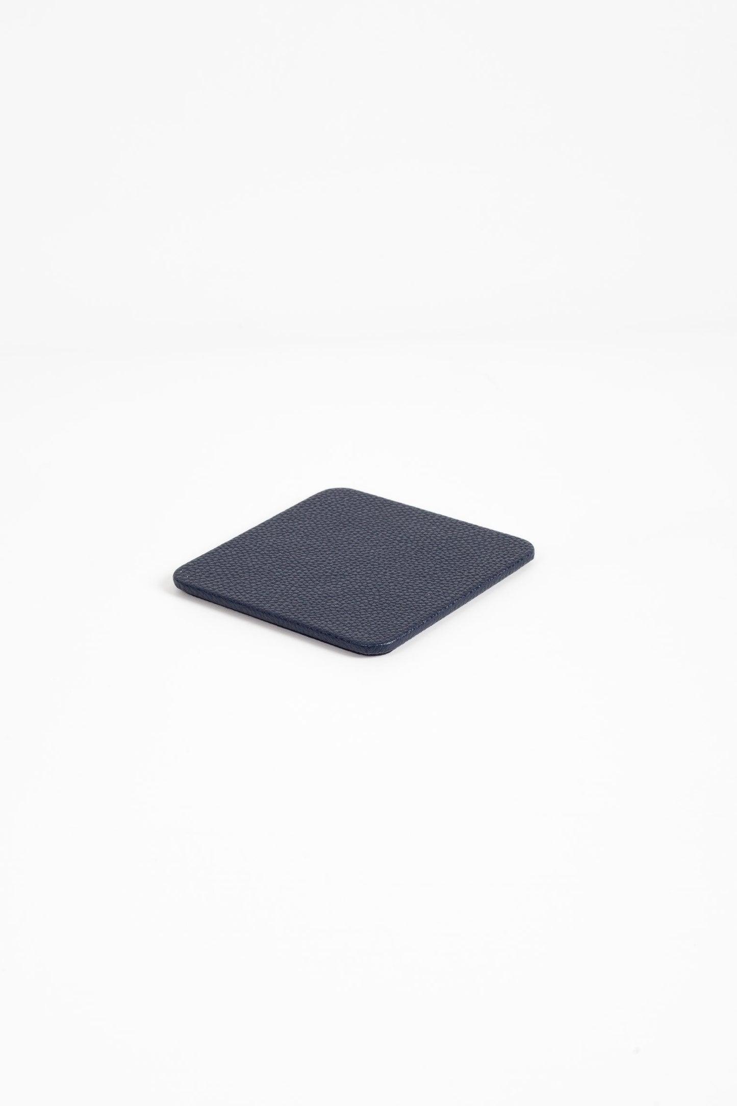 Leather Coaster Navy Blue 3 Pieces