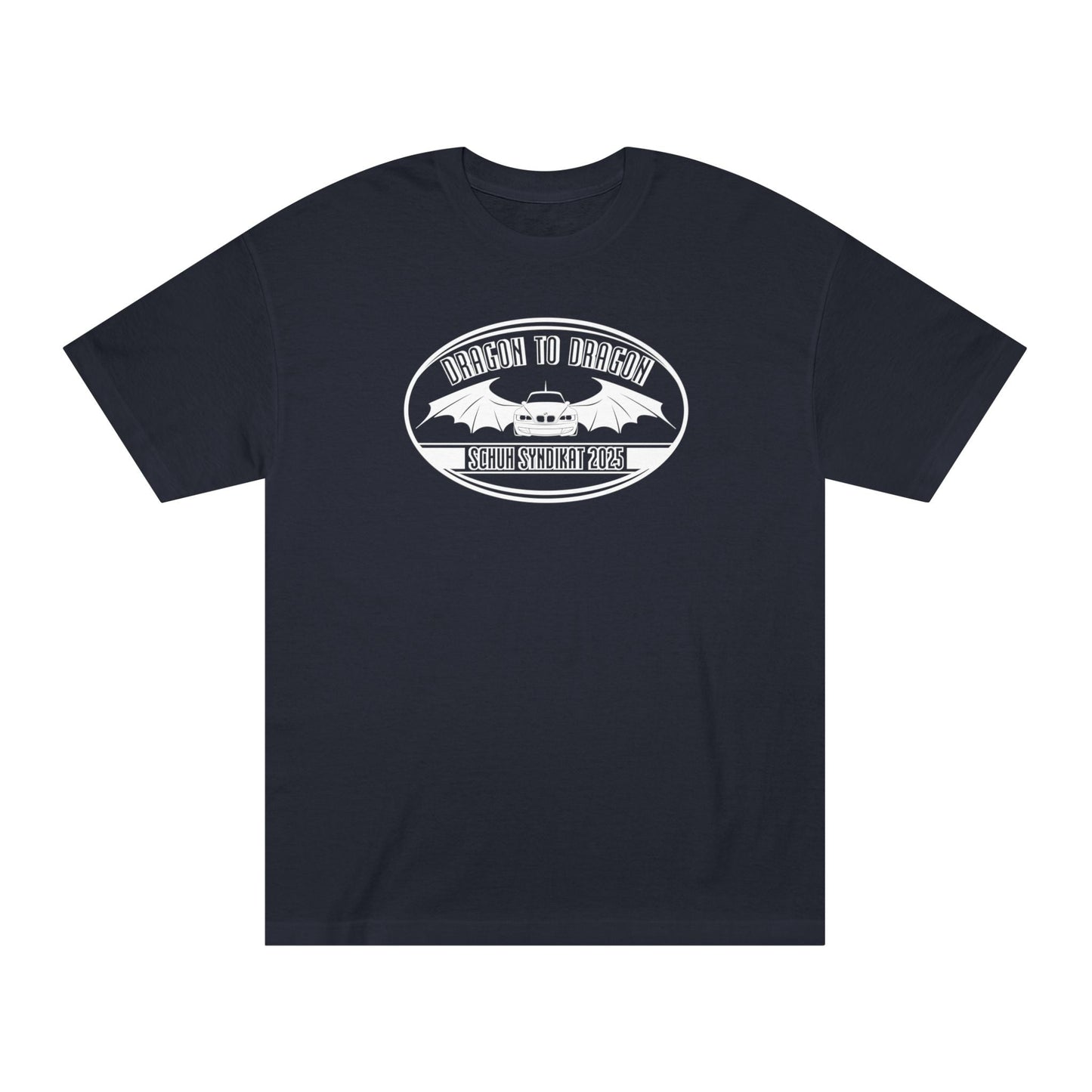 Schuh Syndikat Dragon to Dragon 2025 Tee - Unisex American Apparel Classic T-Shirt