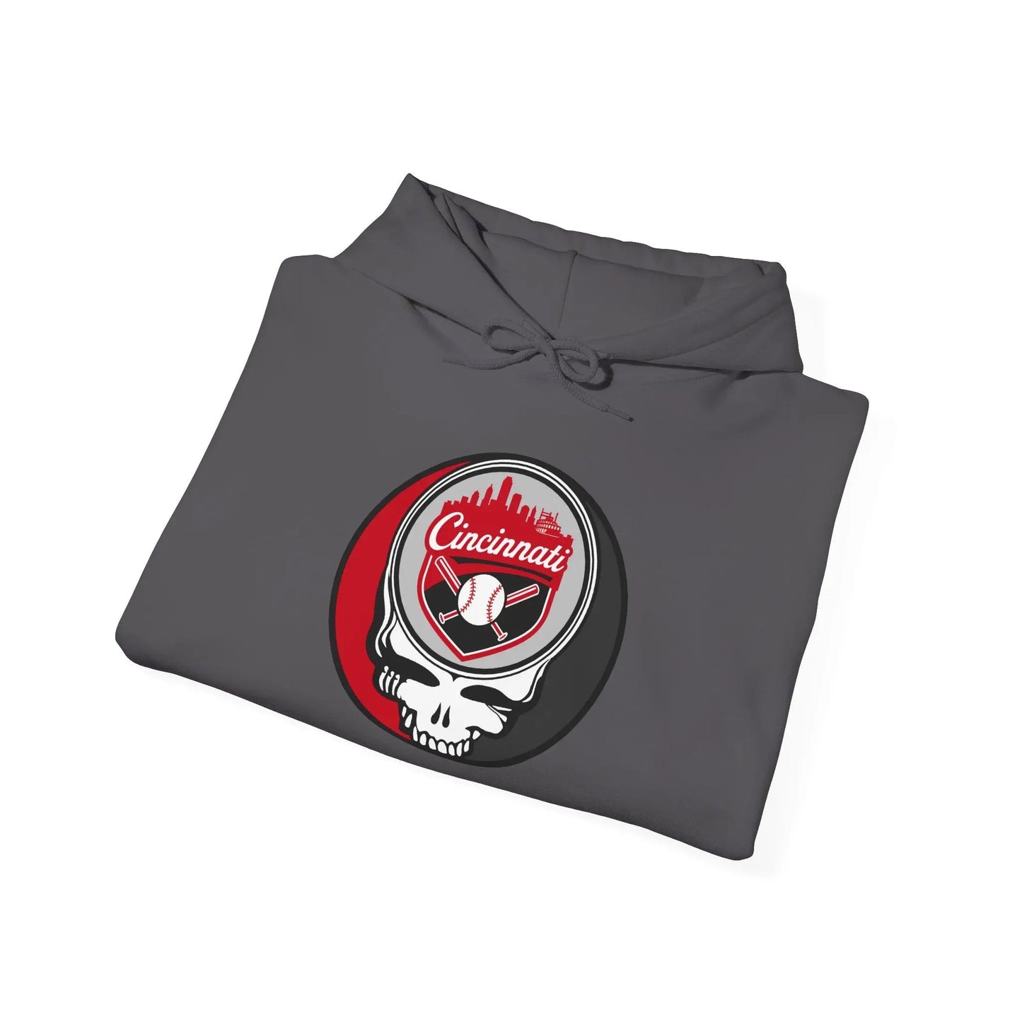 Cincinnati Reds Original Stealie × Grateful Dead Hoodie