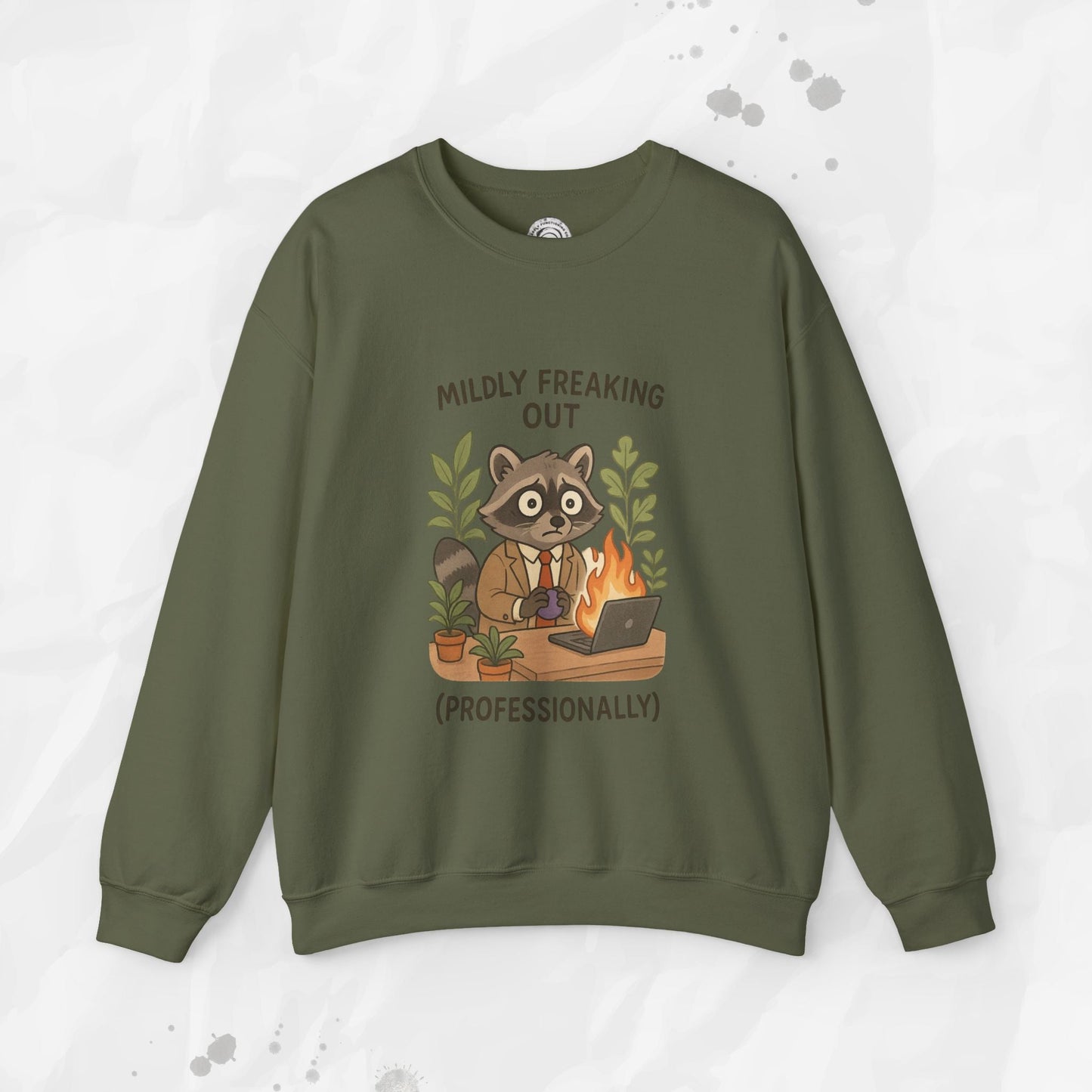 Mildly Freaking Out (Professionally) - Crewneck Sweatshirt