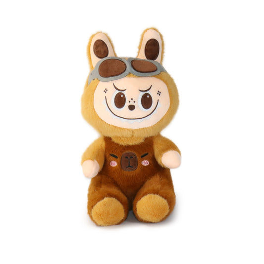 13-inch Pilot Jax Bunny with Brown Goggles