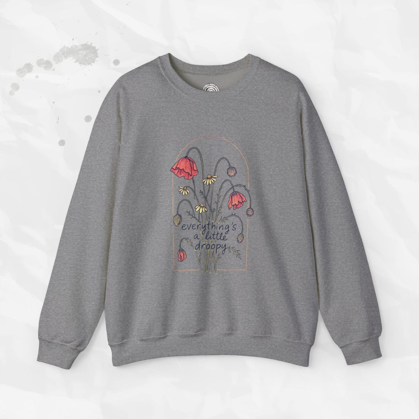 Everythings a Little Droopy - Crewneck Sweatshirt