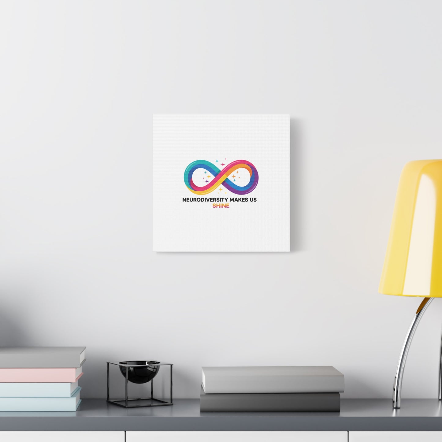 Neurodiversity Makes Us Shine Canvas | Autism Acceptance, Autistic Pride