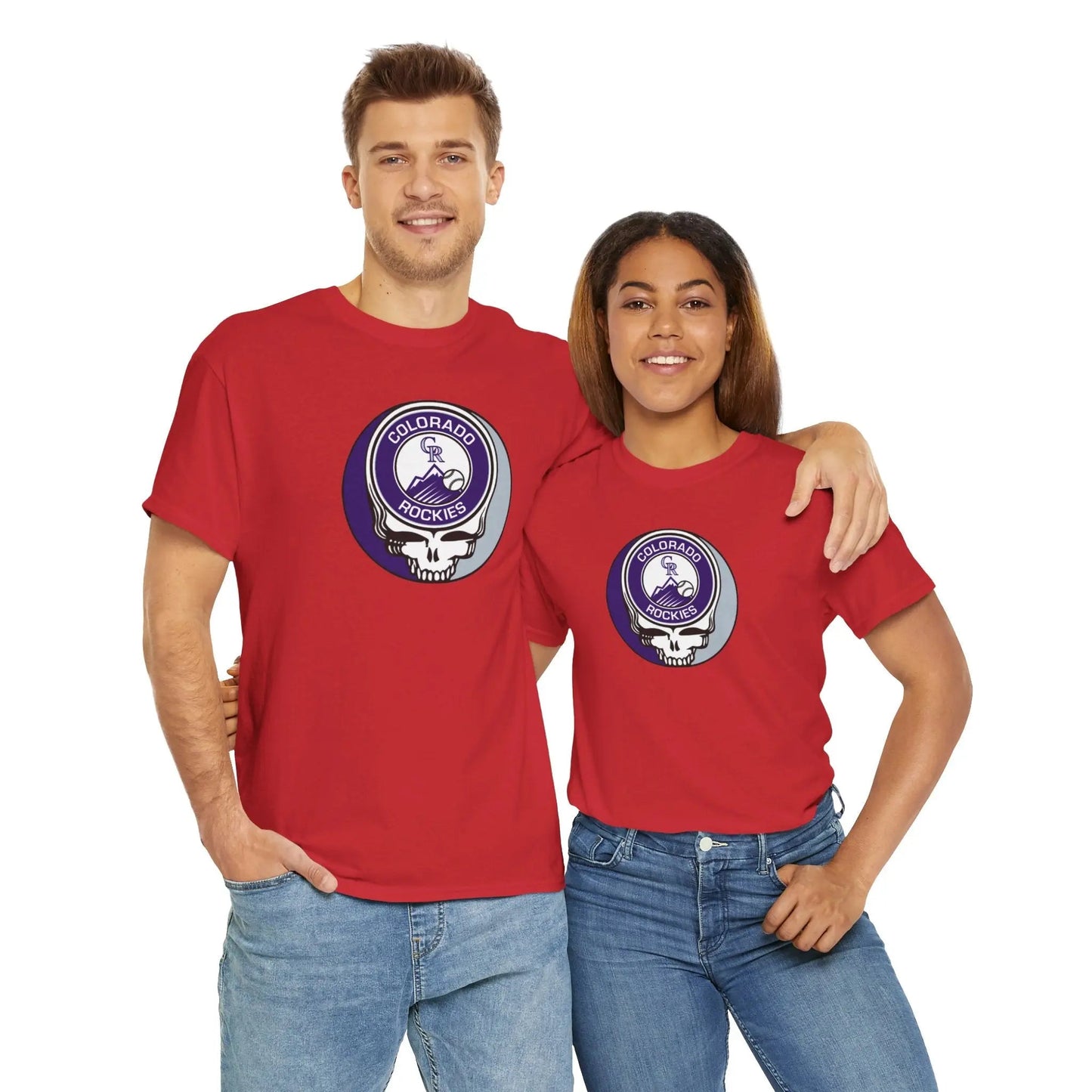 Colorado Rockies Logo Stealie × Grateful Dead Tee