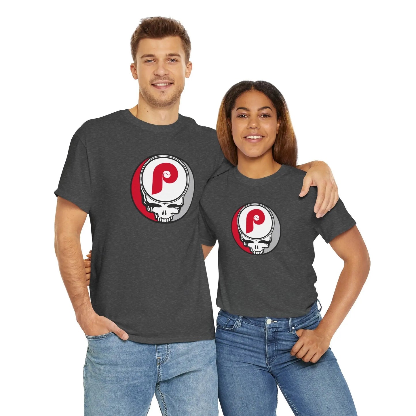 Philadelphia Phillies Logo Stealie × Grateful Dead Tee