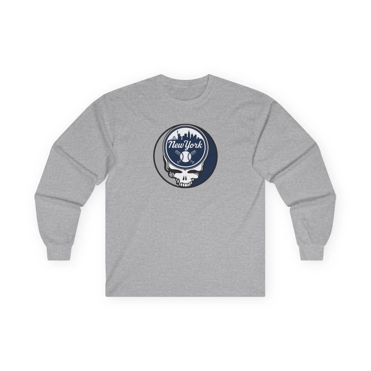 New York Yankees Original Stealie Grateful Dead Long Sleeve Shirt