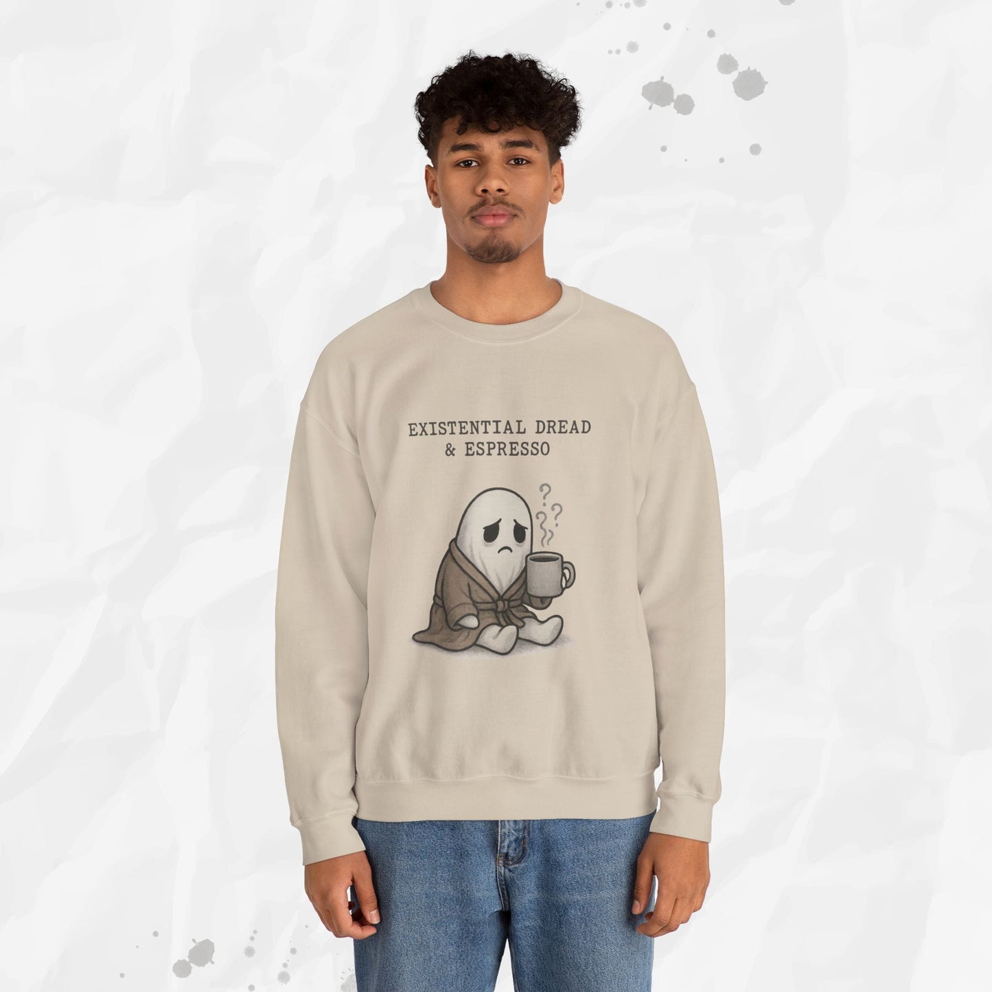 Existential Dread & Espresso - Crewneck Sweatshirt
