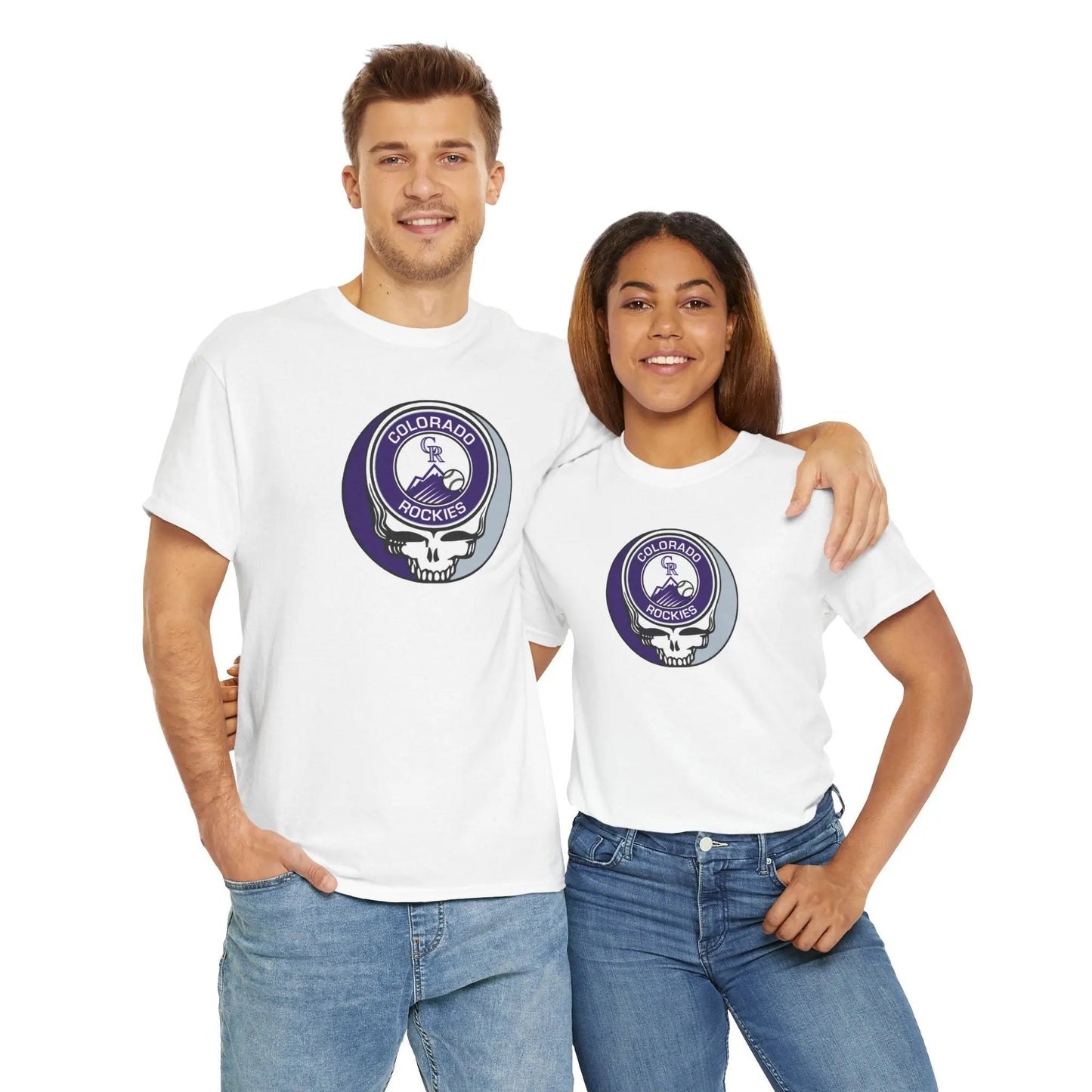Colorado Rockies Logo Stealie × Grateful Dead Tee