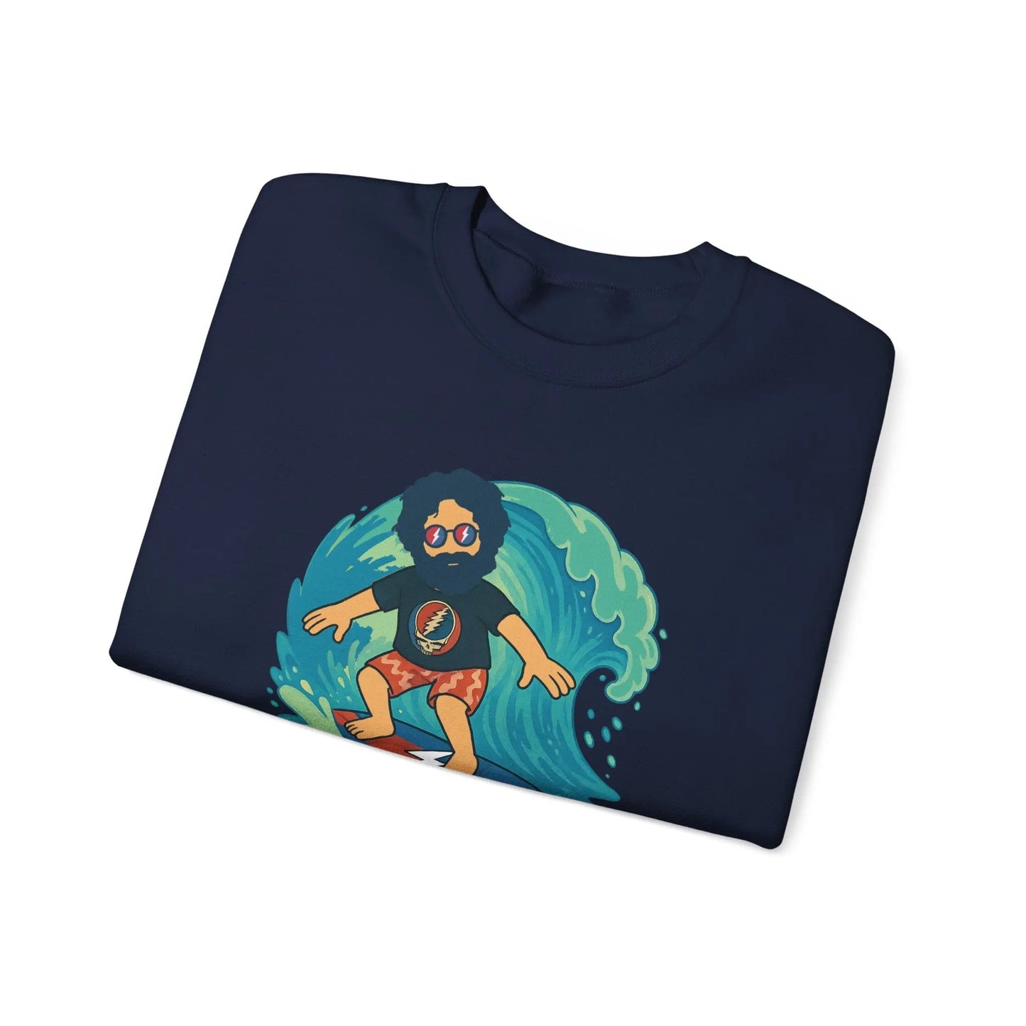 Surfing Jerry Life is dead.® Crewneck | Grateful Dead