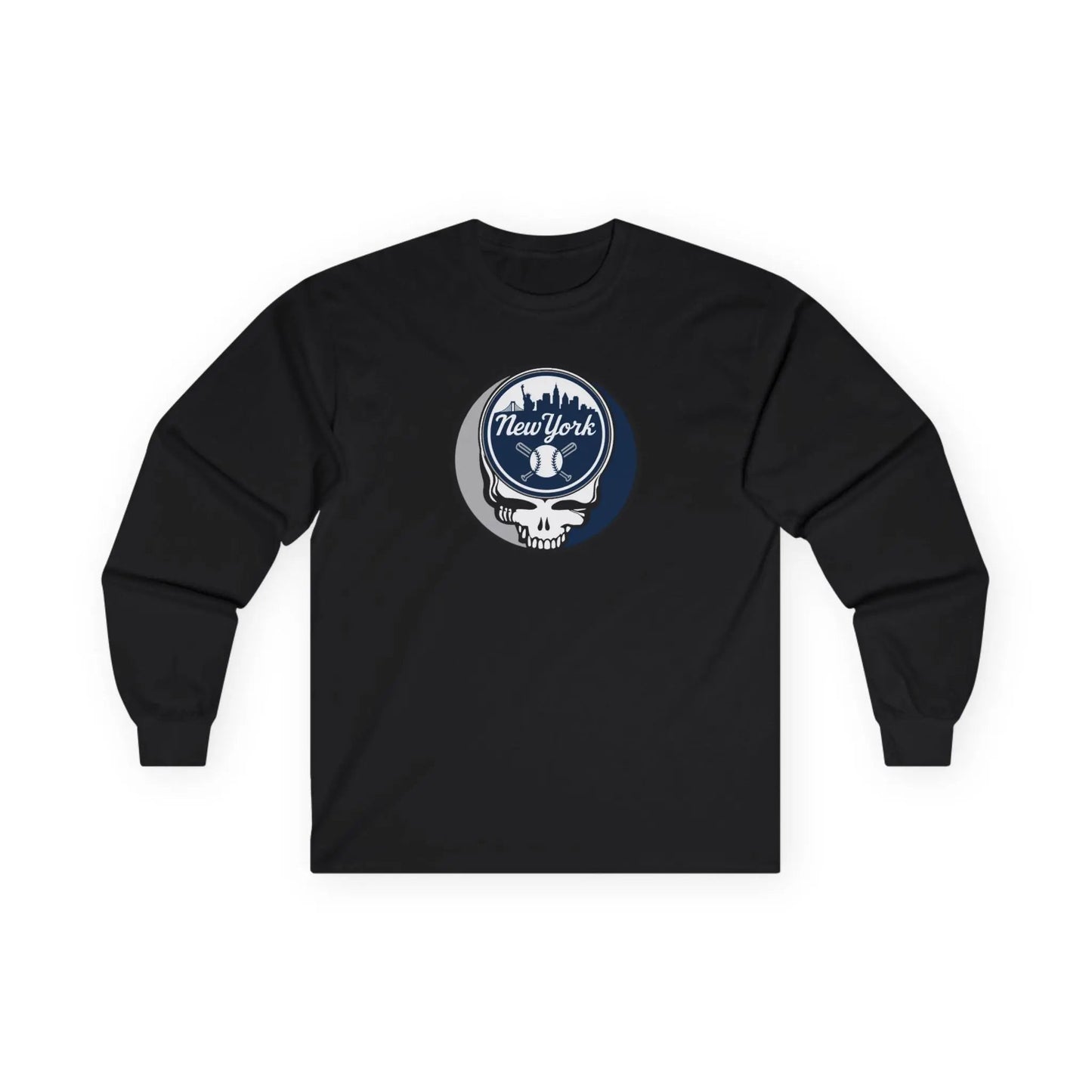 New York Yankees Original Stealie Grateful Dead Long Sleeve Shirt