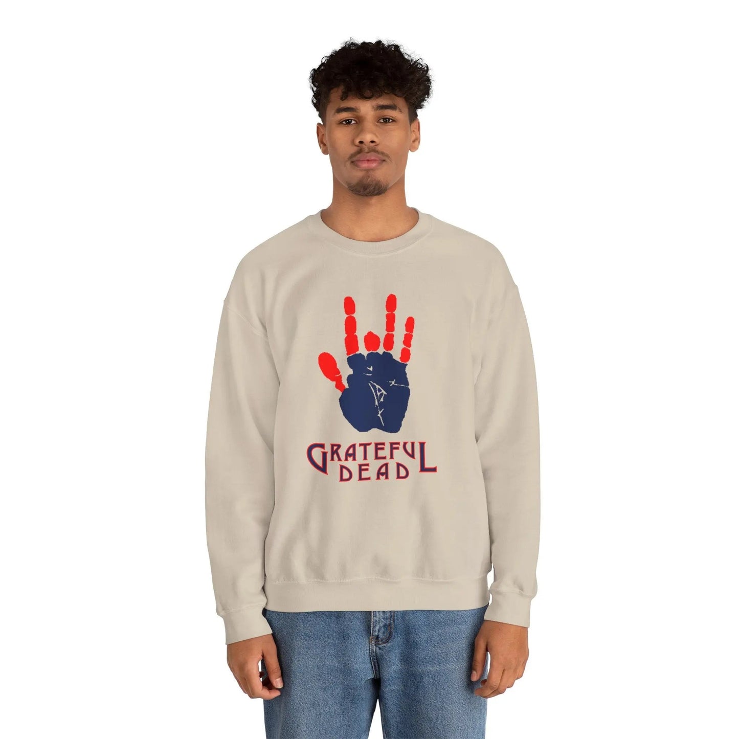 Jerry's Hand | Life is dead.® Crewneck | Grateful Dead