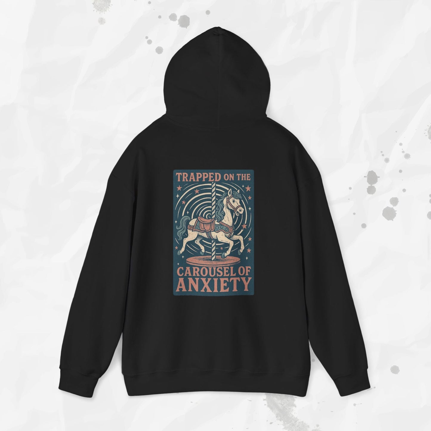Trapped on the Carousel of Anxiety - Hoodie