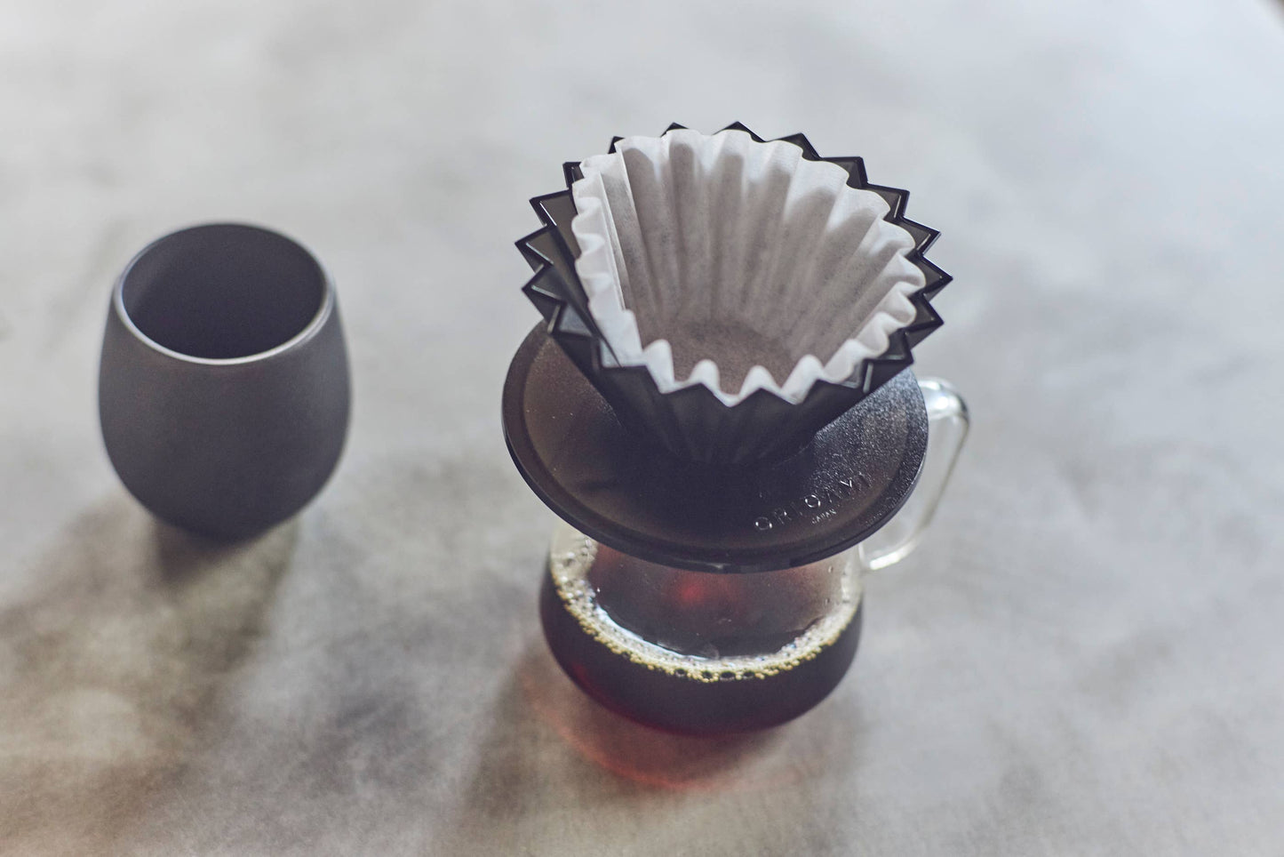 ORIGAMI - Original Cone and Wave Paper Filter Set
