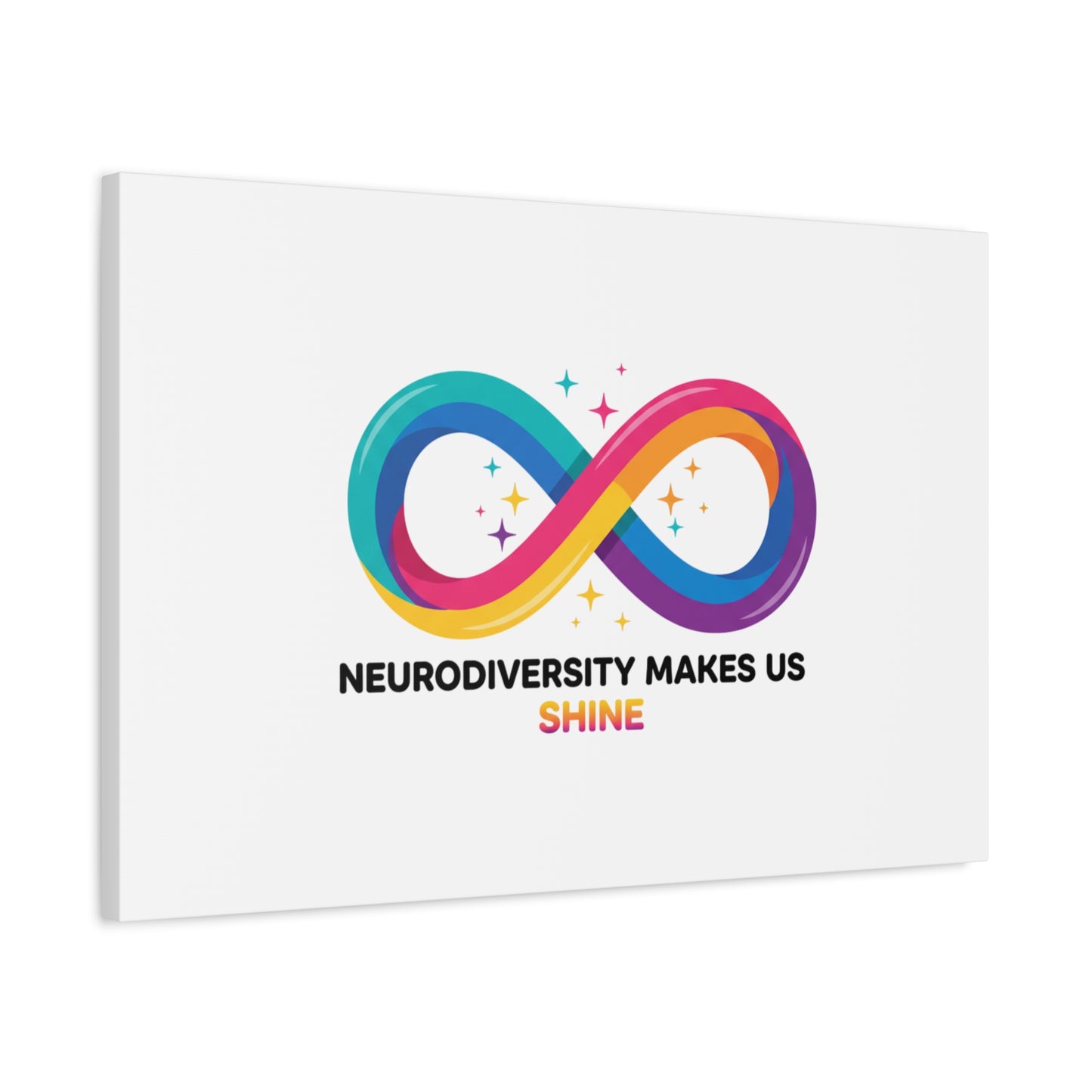 Neurodiversity Makes Us Shine Canvas | Autism Acceptance, Autistic Pride