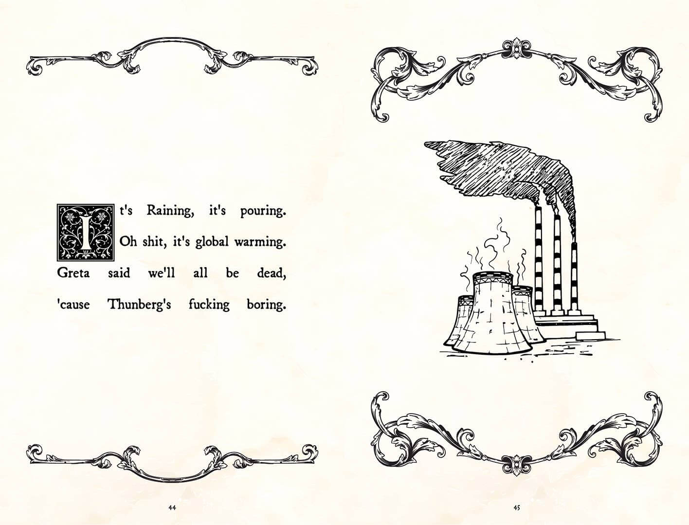 Adult Nursery Rhymes - Classics with a Twist - Gift Book