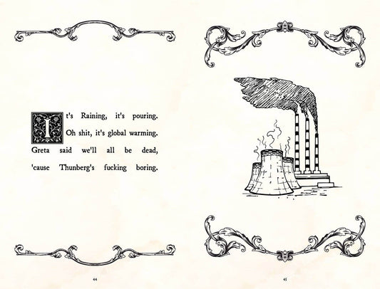 Adult Nursery Rhymes - Classics with a Twist - Gift Book