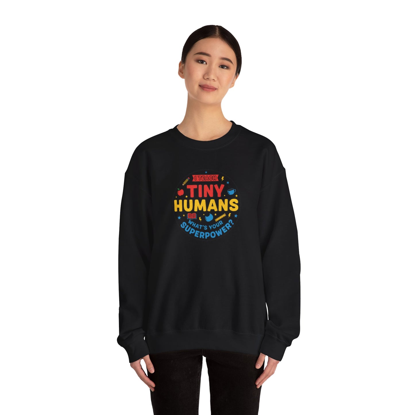 Tiny Humans Crewneck Sweatshirt | Teacher Appreciation, Teacher Life
