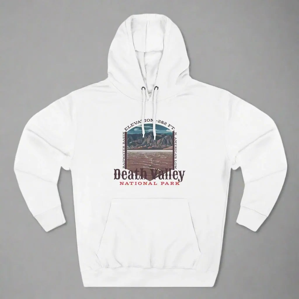 Death Valley National Park Fleece Hoodie Badwater Basin