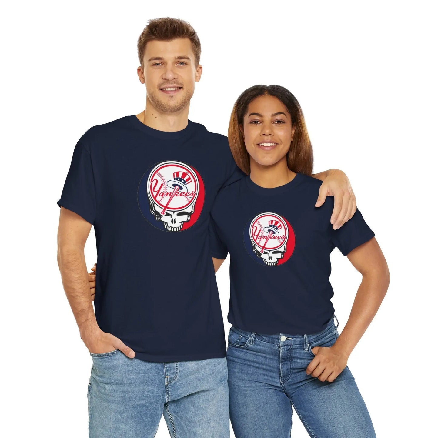 New York Yankees Logo Stealie × Grateful Dead Tee