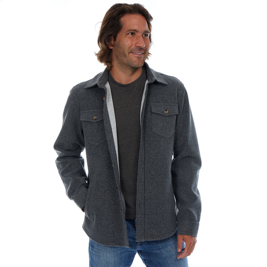 Bentley Heavy Faux Wool Work Shirt