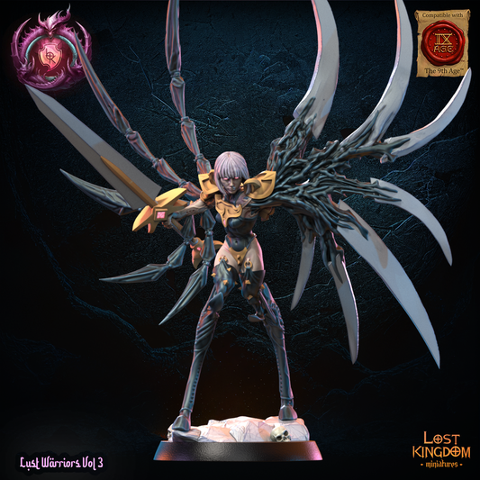 3D Printed Claire, the Claymore by Lost Kingdom Miniatures