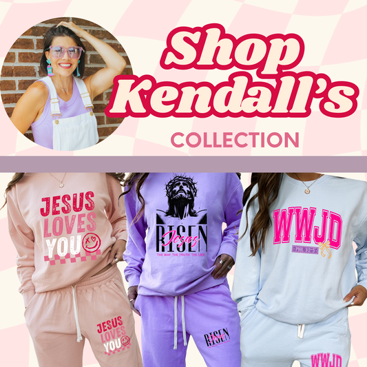 Kendall's Collection Jesus Loves You Sign | Inspirational Wall Art | Christian Home Decor | Faith-Based Gift | Christian Decor for Living Room, Bedroom, or Office