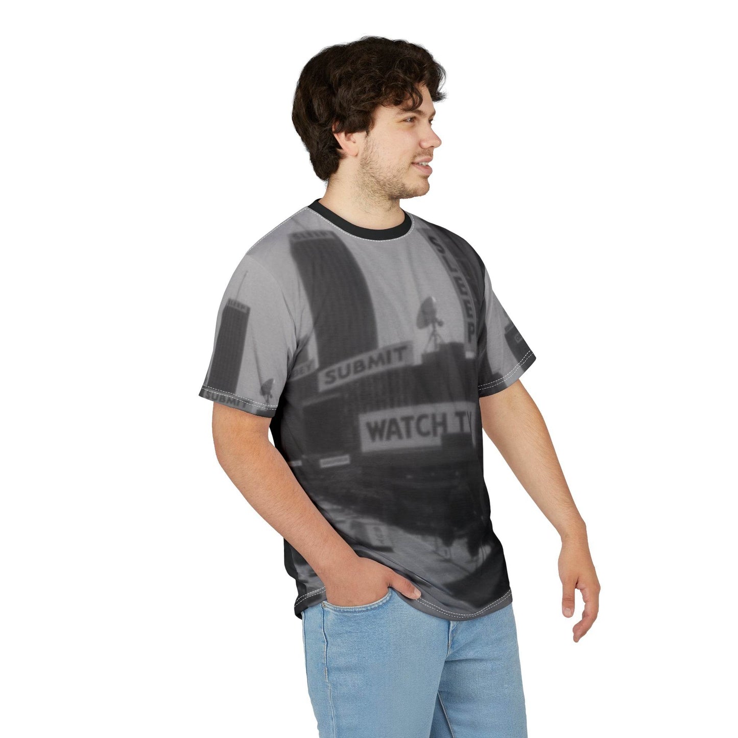 Urban Graphic Tee - 'Sleep, Submit, Watch TV'
