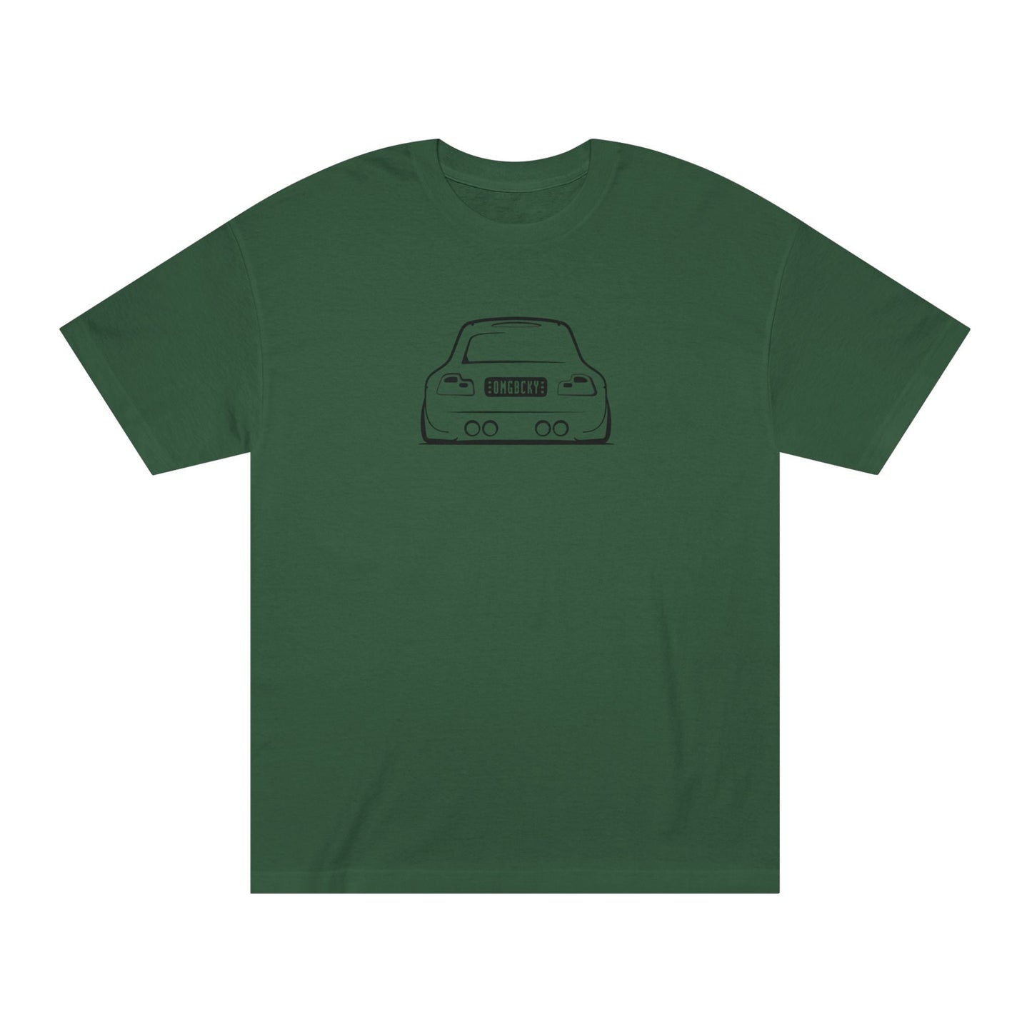 OMGBCKY Black Coupe Silhouette Tee - Unisex American Apparel Classic T-Shirt