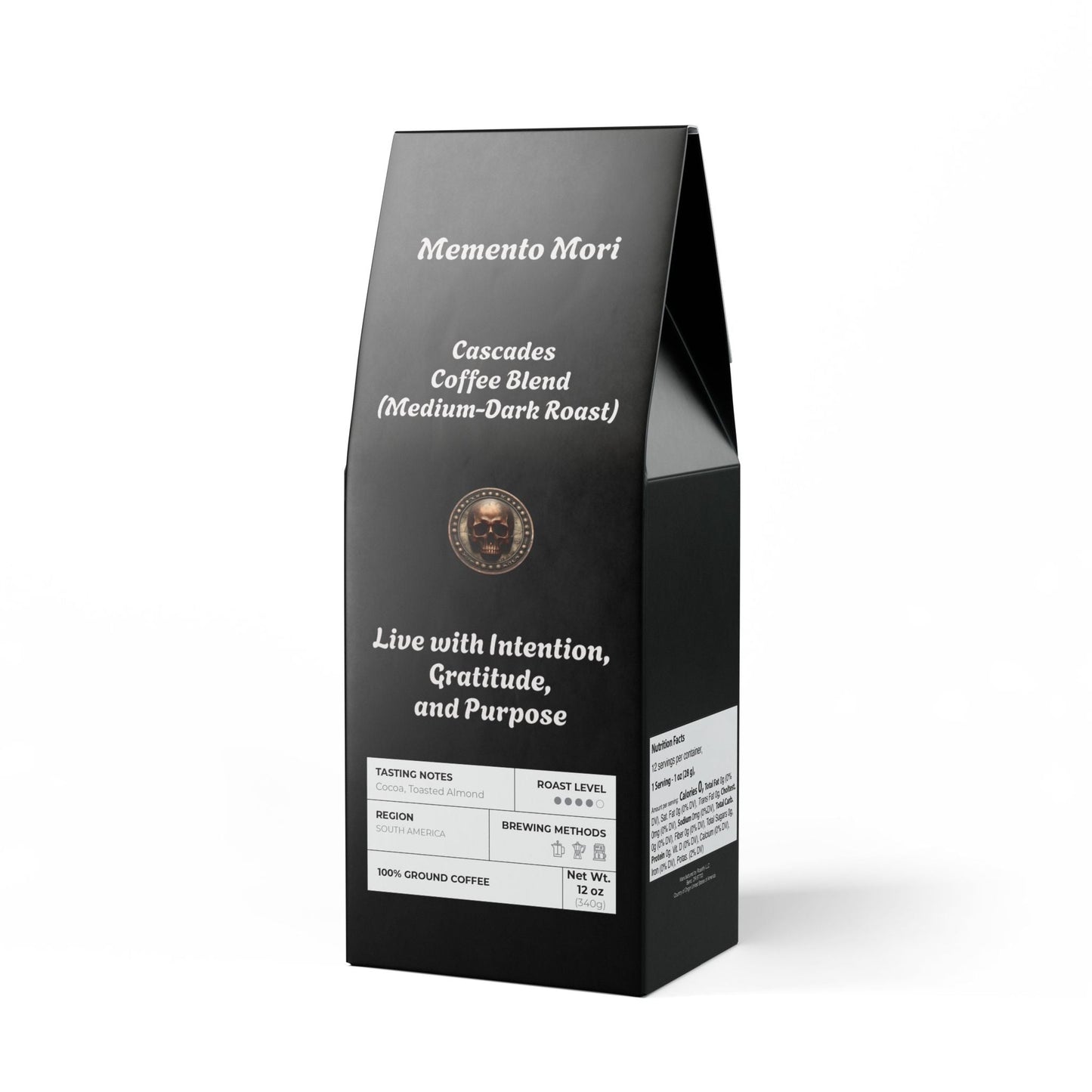 Cascades Coffee Blend (Medium-Dark Roast) - "Memento Mori"