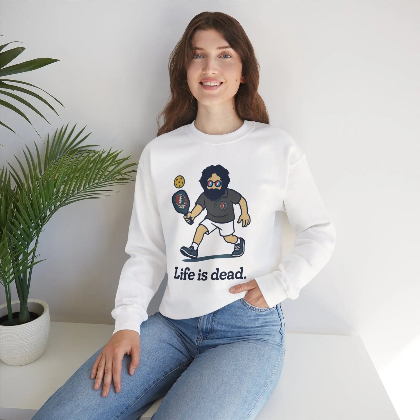 Jerry's in A Pickle | Life is dead.® Crewneck | Grateful Dead