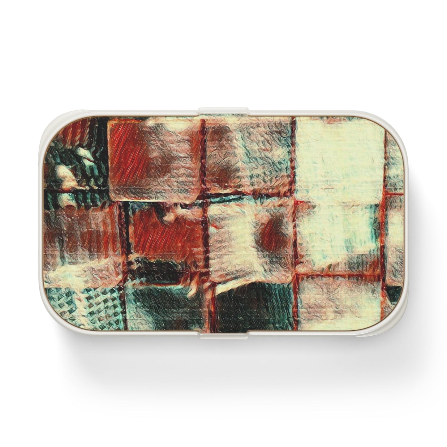 Bento Lunch Box -"Square Dance"