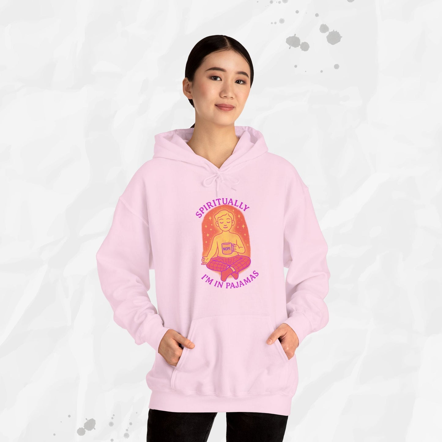 Spiritually Im in Pajamas - Hoodie