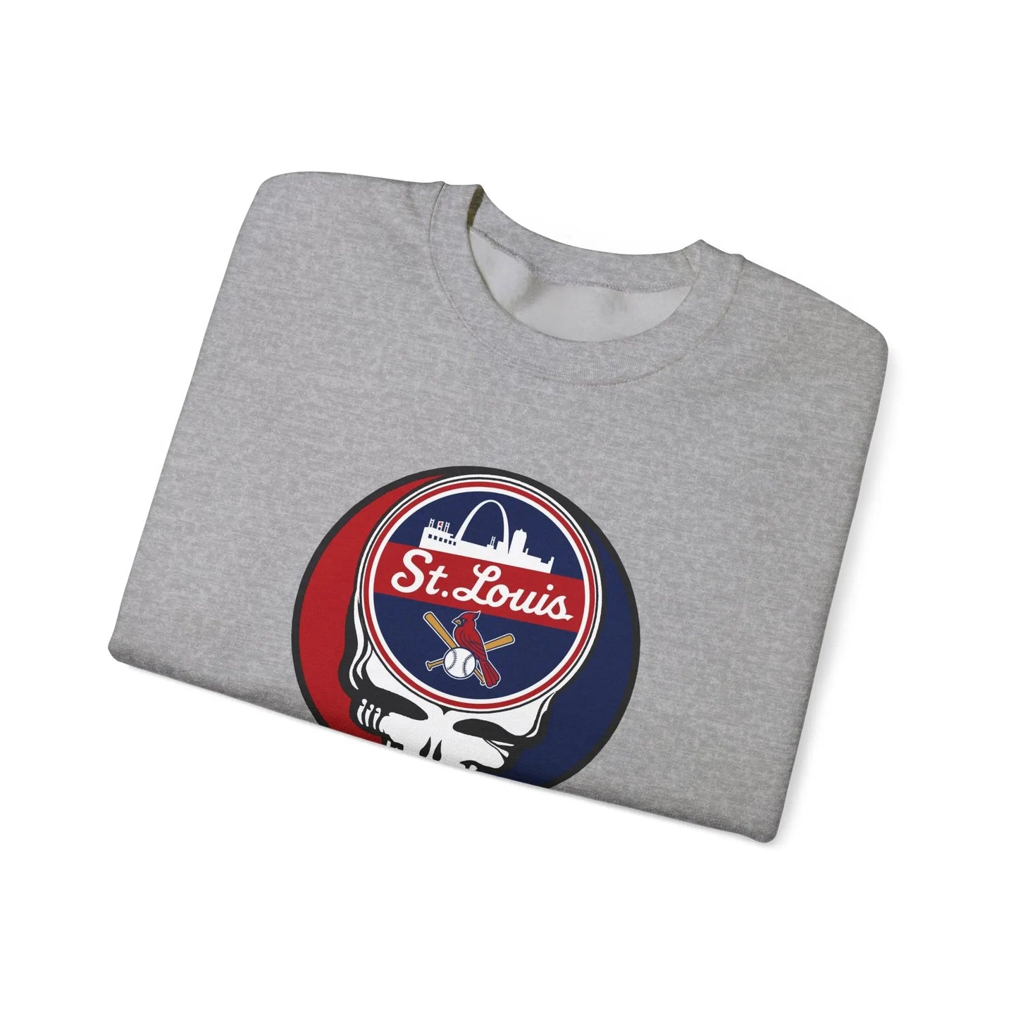 St. Louis Cardinals Original Stealie × Grateful Dead Crewneck