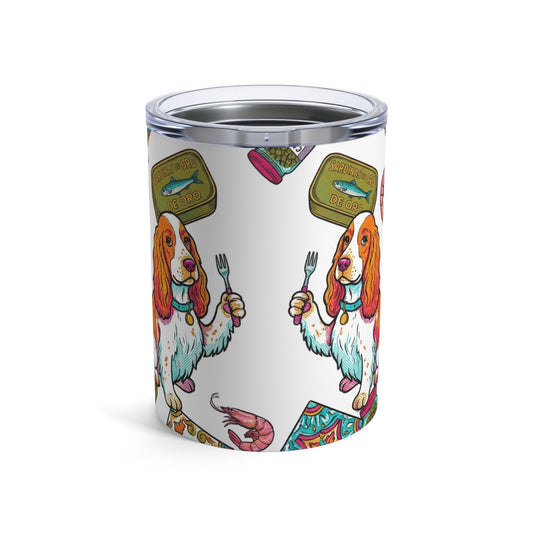 Tinned Fish Pups - Caper & Dill Delight 12oz Short Tumbler
