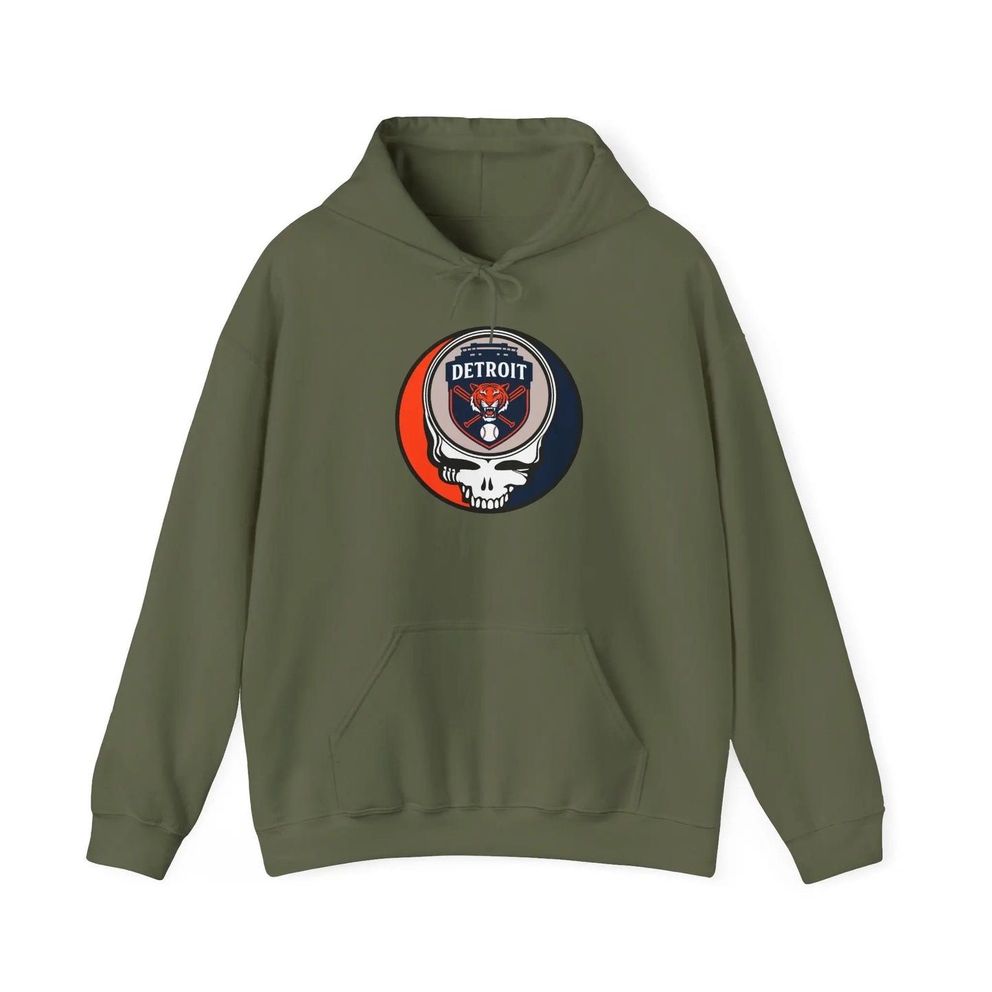 Detroit Tigers Original Stealie × Grateful Dead Hoodie