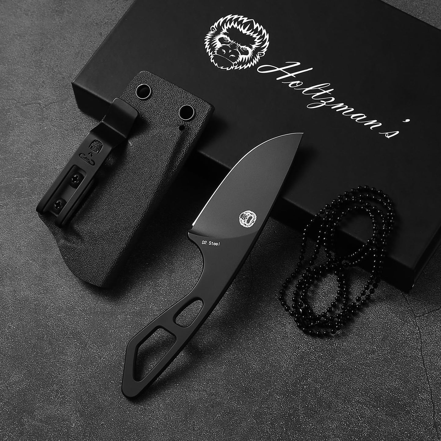 "THE SNAKEBITE" SURVIVAL NECK KNIFE