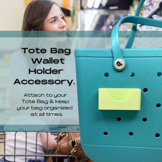 Boglets PREMIUM - Wallet Holder Accessories - Premium Collection - Compatible with Bogg Bag, Simply Southern & other Tote Bags - Decorative Accessories & Organizers - Made in USA - [Green]