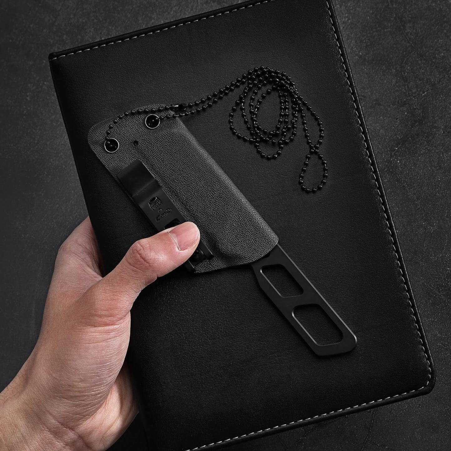 "THE RAZOR BACK" SURVIVAL NECK KNIFE