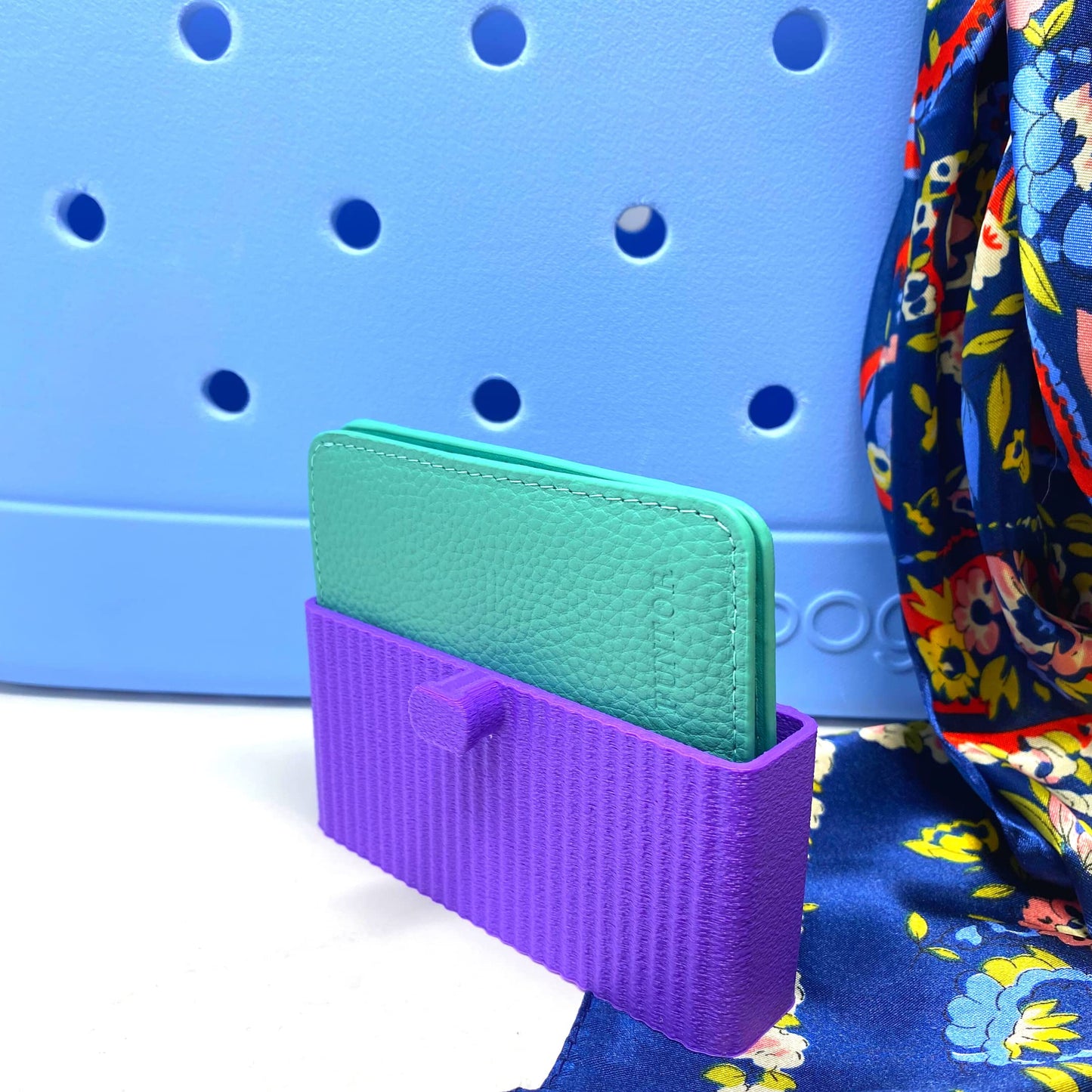 Boglets PREMIUM - Wallet Holder Accessories - Premium Collection - Compatible with Bogg Bag, Simply Southern & other Tote Bags - Decorative Accessories & Organizers - Made in USA - [Purple]